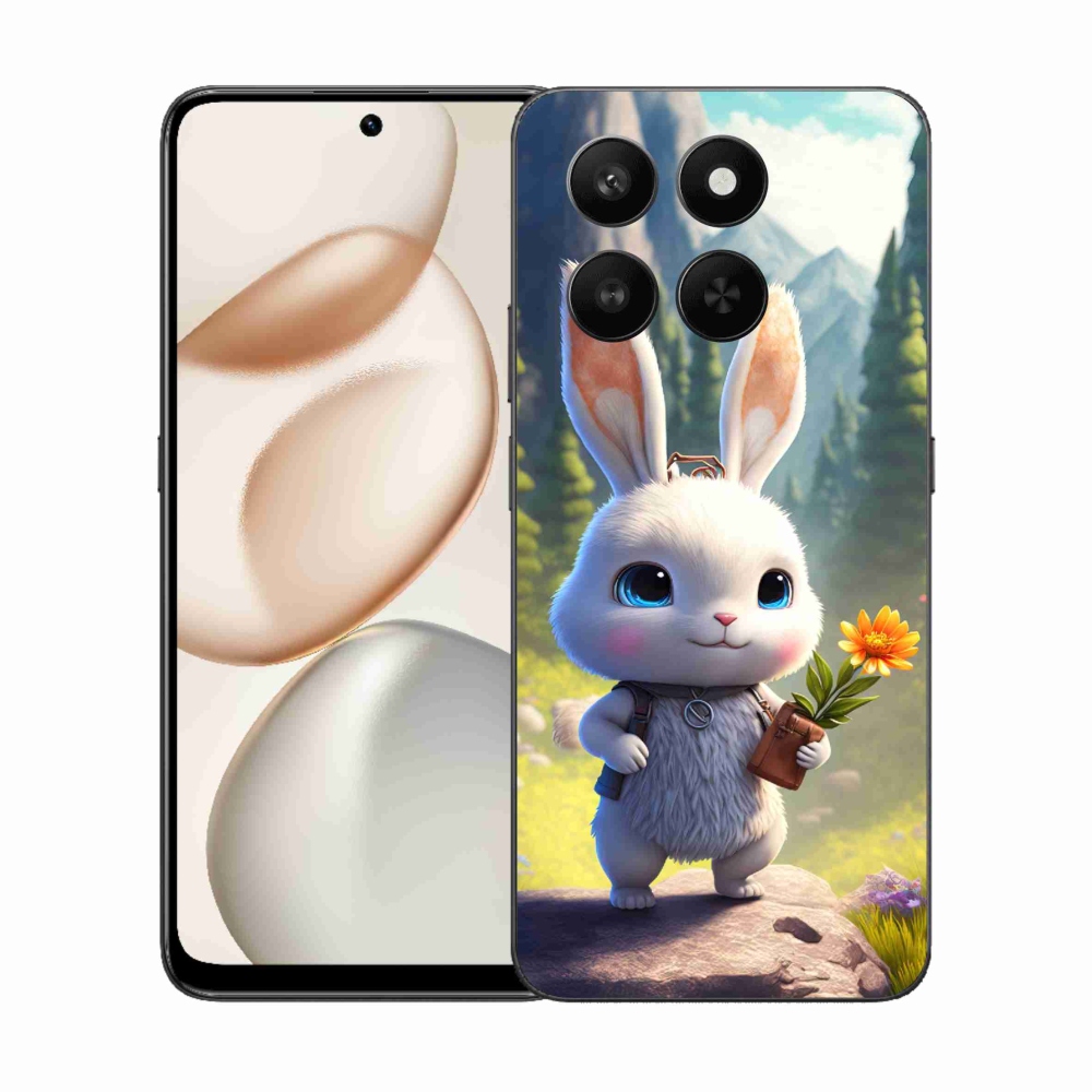 Gélový kryt mmCase na Honor 400 Smart 5G/4G/Honor X7d - roztomilý zajačik