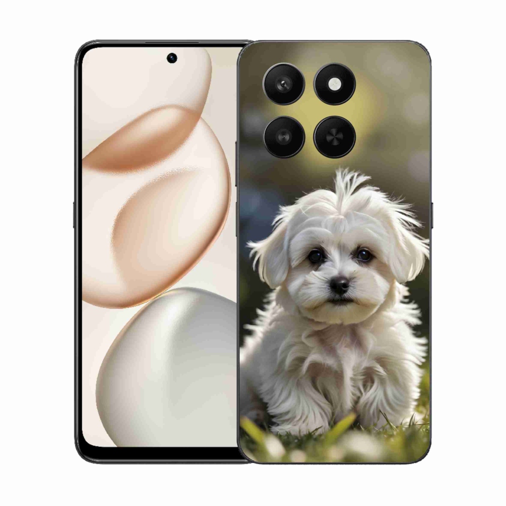 Gélový kryt mmCase na Honor 400 Smart 5G/4G/Honor X7d - roztomilý maltézsky psík