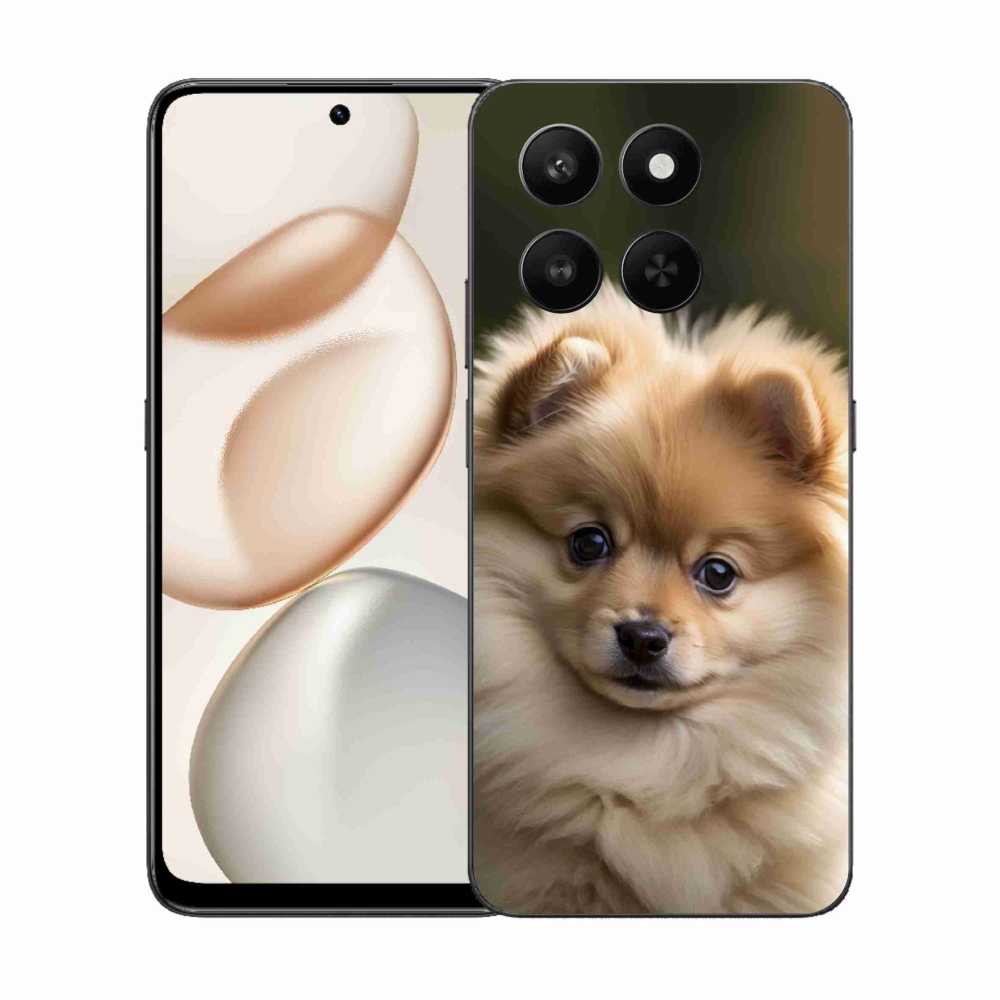 Gélový kryt mmCase na Honor 400 Smart 5G/4G/Honor X7d - roztomilý pomeranian 2