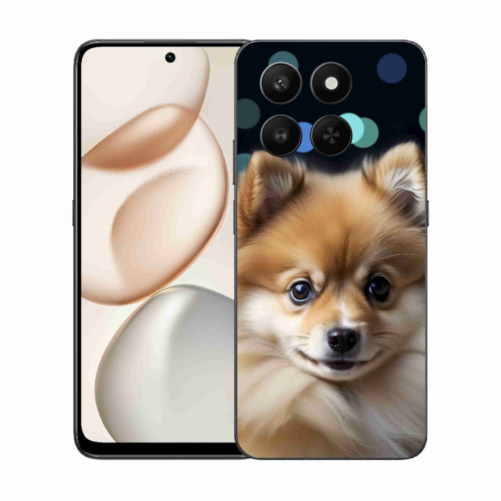 Gélový kryt mmCase na Honor 400 Smart 5G/4G/Honor X7d - roztomilý pomeranian