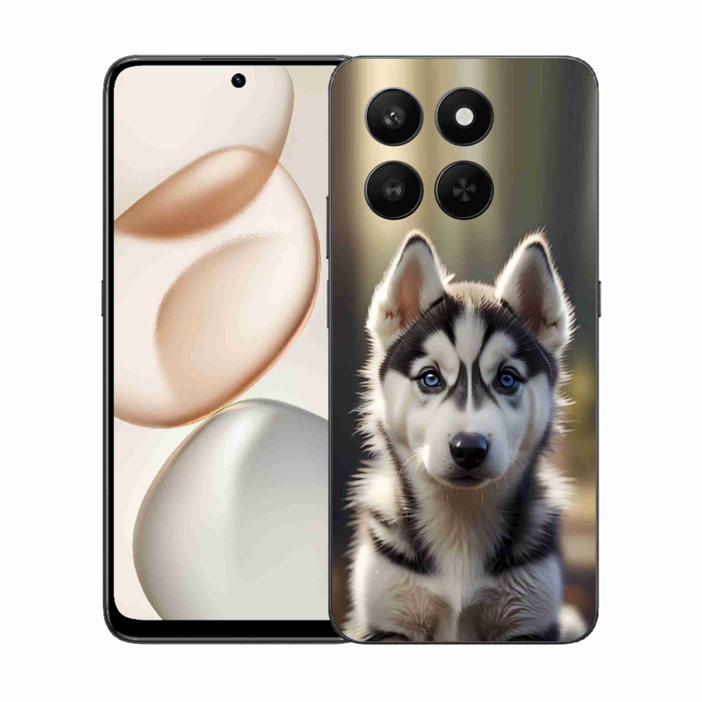Gélový kryt mmCase na Honor 400 Smart 5G/4G/Honor X7d - roztomilý sibírsky husky