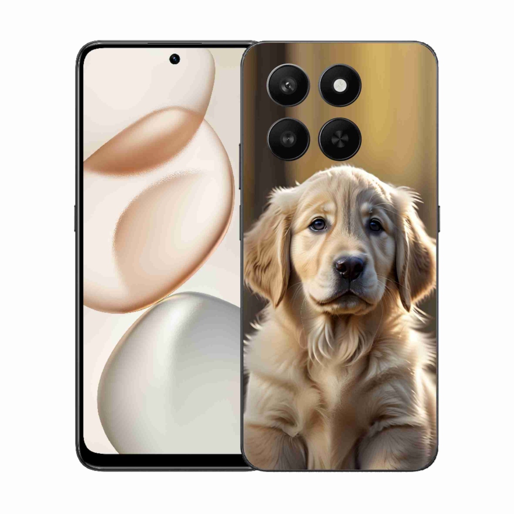 Gélový kryt mmCase na Honor 400 Smart 5G/4G/Honor X7d - roztomilý zlatý retriever