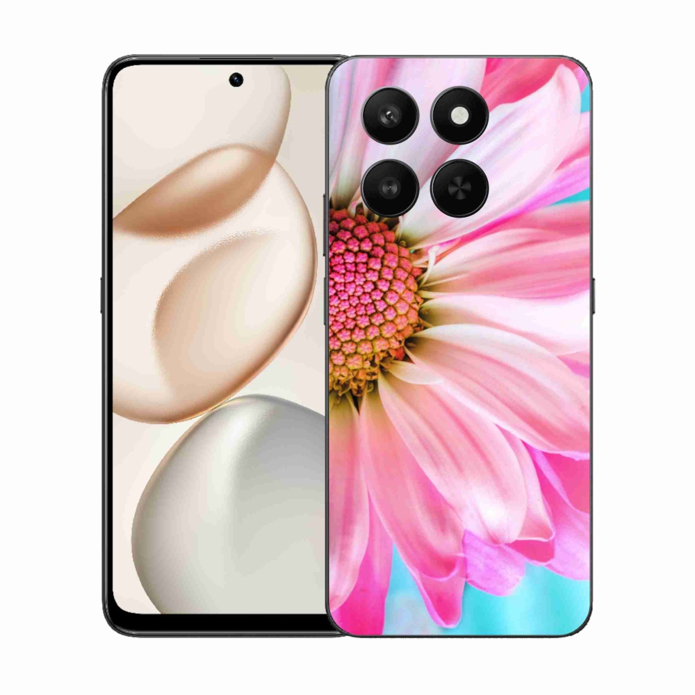 Gélový kryt mmCase na Honor 400 Smart 5G/4G/Honor X7d - ružový kvet