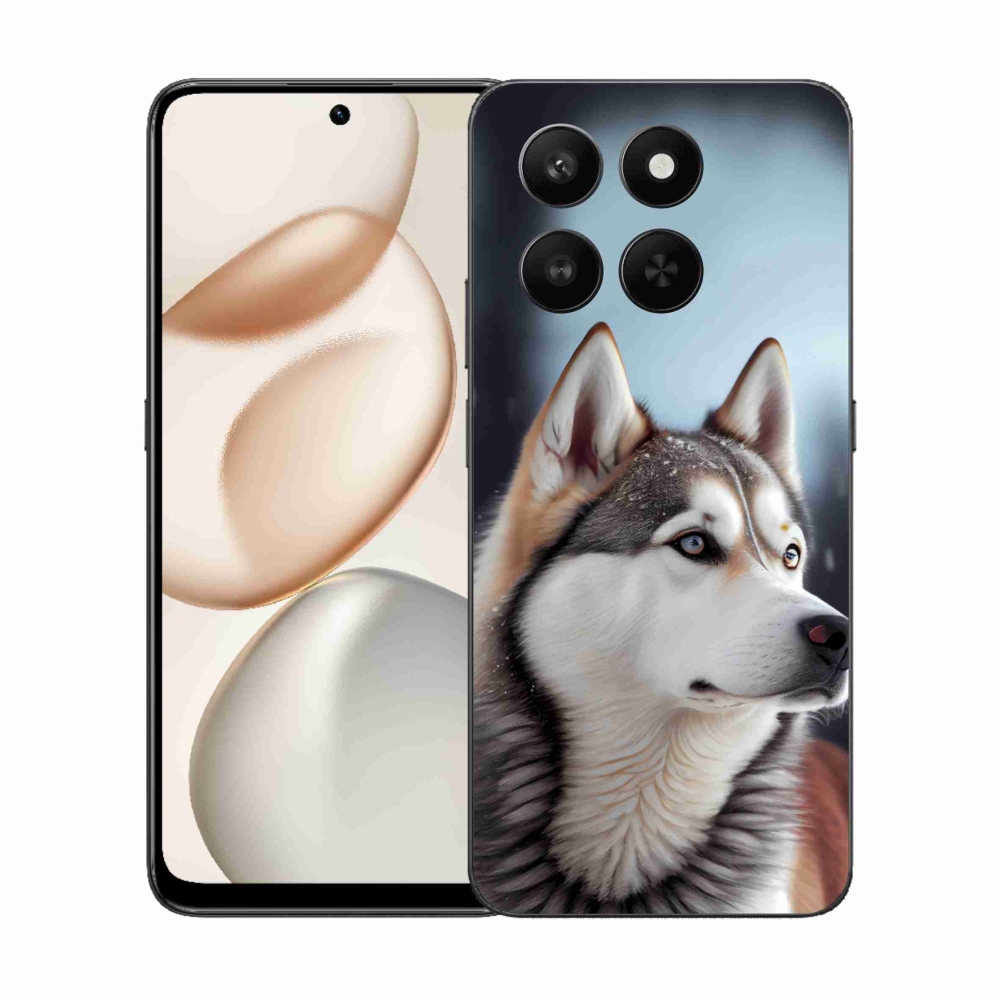 Gélový kryt mmCase na Honor 400 Smart 5G/4G/Honor X7d - sibírsky husky