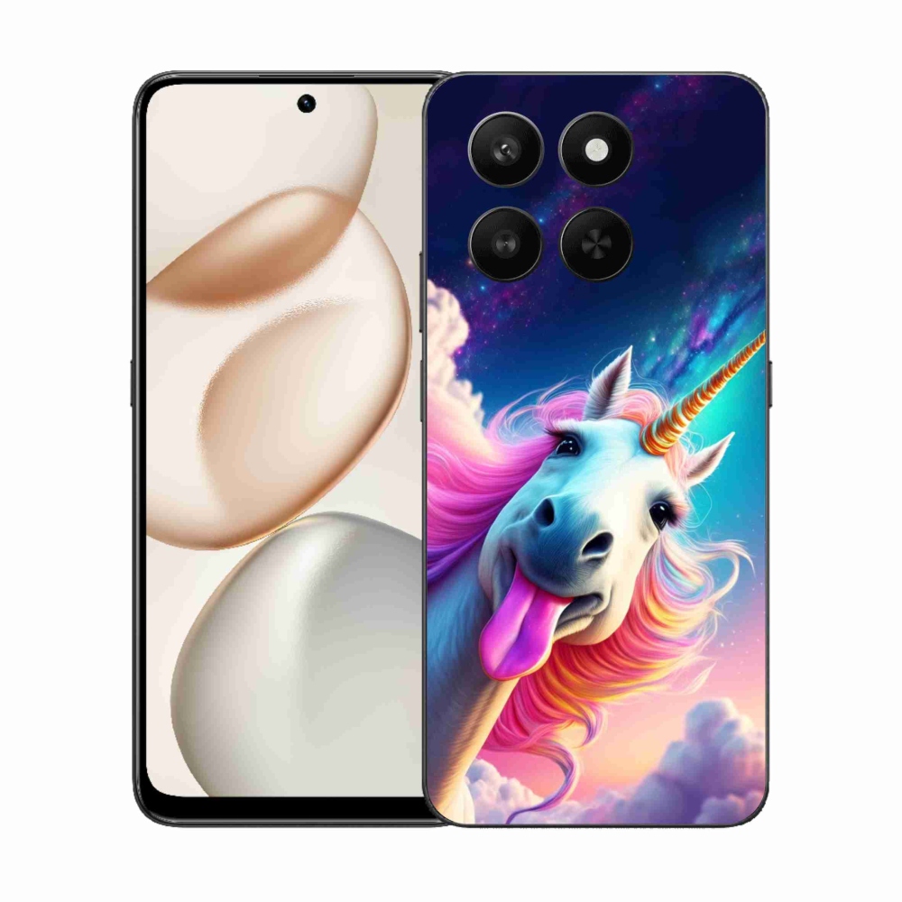 Gélový kryt mmCase na Honor 400 Smart 5G/4G/Honor X7d - šialený jednorožec