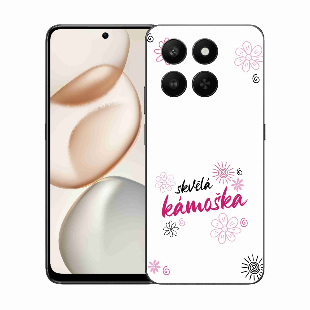 Gélový kryt mmCase na Honor 400 Smart 5G/4G/Honor X7d - skvelá kamoška biele pozadie