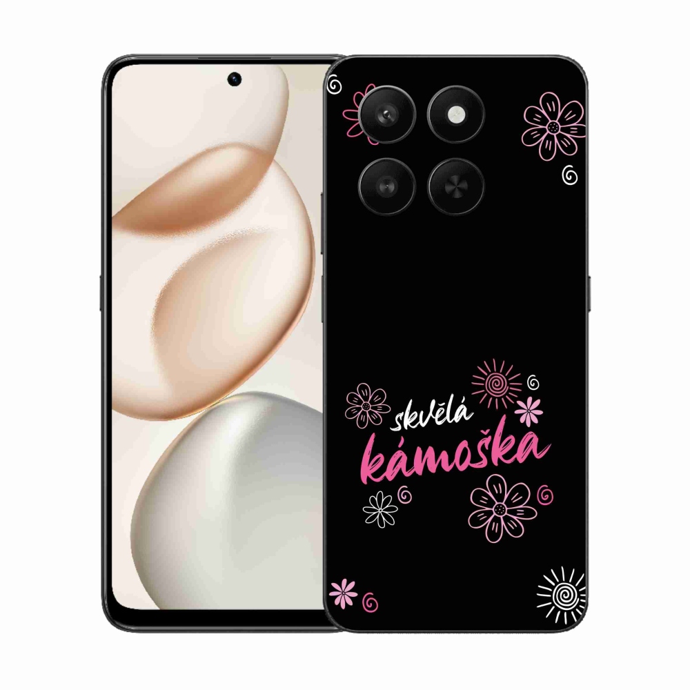 Gélový kryt mmCase na Honor 400 Smart 5G/4G/Honor X7d - skvelá kamoška čierne pozadie