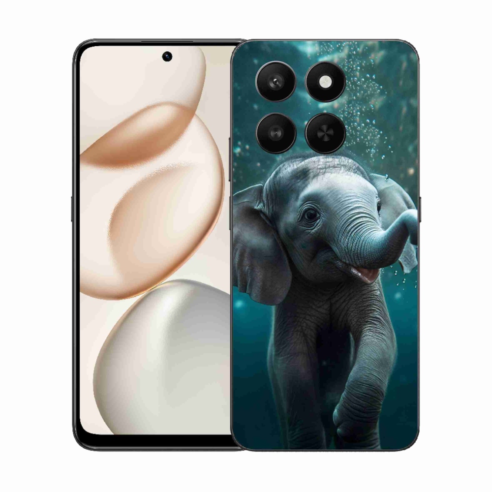 Gélový kryt mmCase na Honor 400 Smart 5G/4G/Honor X7d - sloník pod vodou