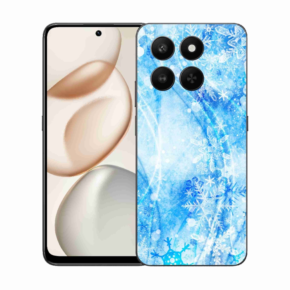 Gélový kryt mmCase na Honor 400 Smart 5G/4G/Honor X7d - snehové vločky