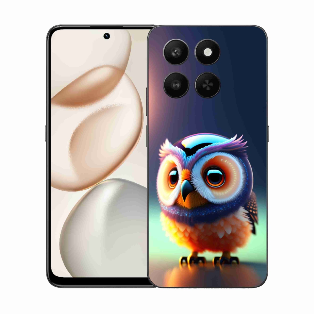 Gélový kryt mmCase na Honor 400 Smart 5G/4G/Honor X7d - sovička