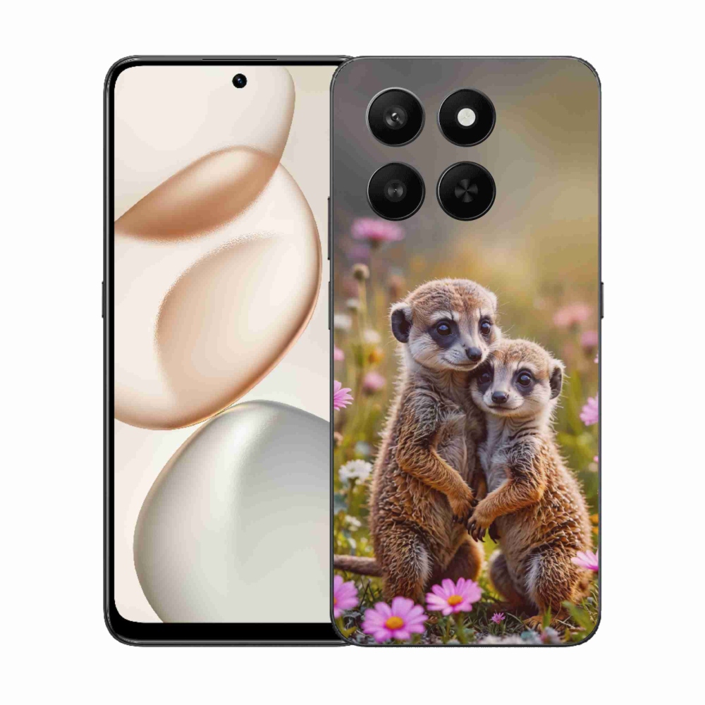 Gélový kryt mmCase na Honor 400 Smart 5G/4G/Honor X7d - surikatí duo