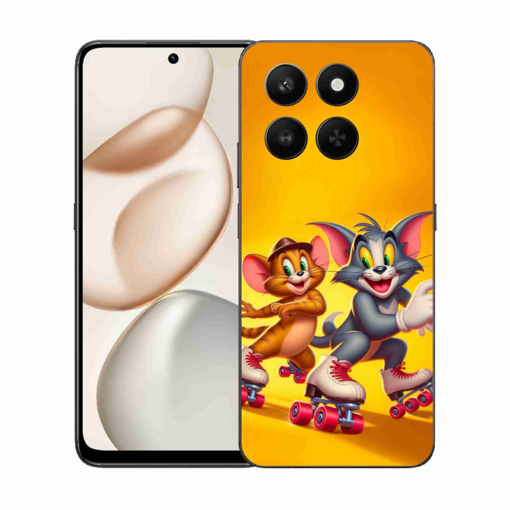 Gélový kryt mmCase na Honor 400 Smart 5G/4G/Honor X7d - tom a jerry
