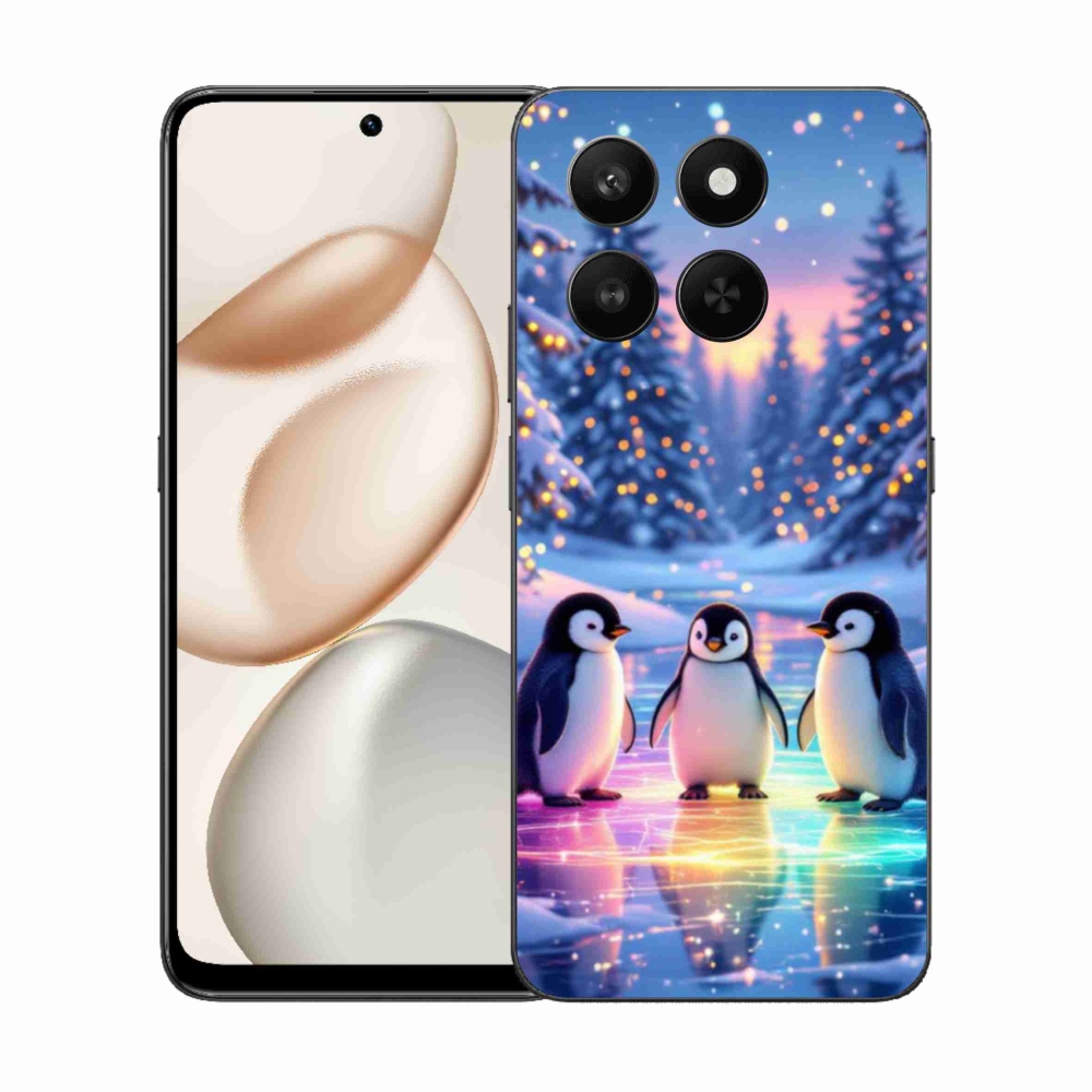 Gélový kryt mmCase na Honor 400 Smart 5G/4G/Honor X7d - tučniaky