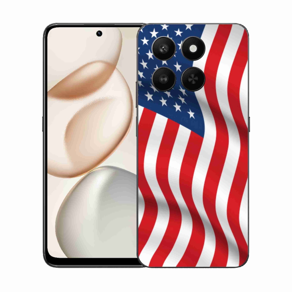 Gélový kryt mmCase na Honor 400 Smart 5G/4G/Honor X7d - USA vlajka