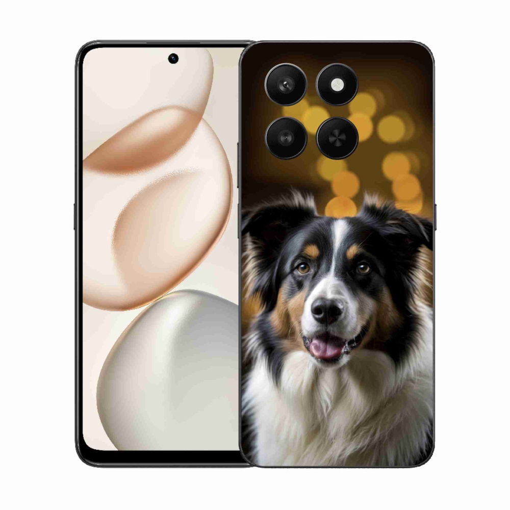 Gélový kryt mmCase na Honor 400 Smart 5G/4G/Honor X7d - usmievavý austrálsky ovčiak