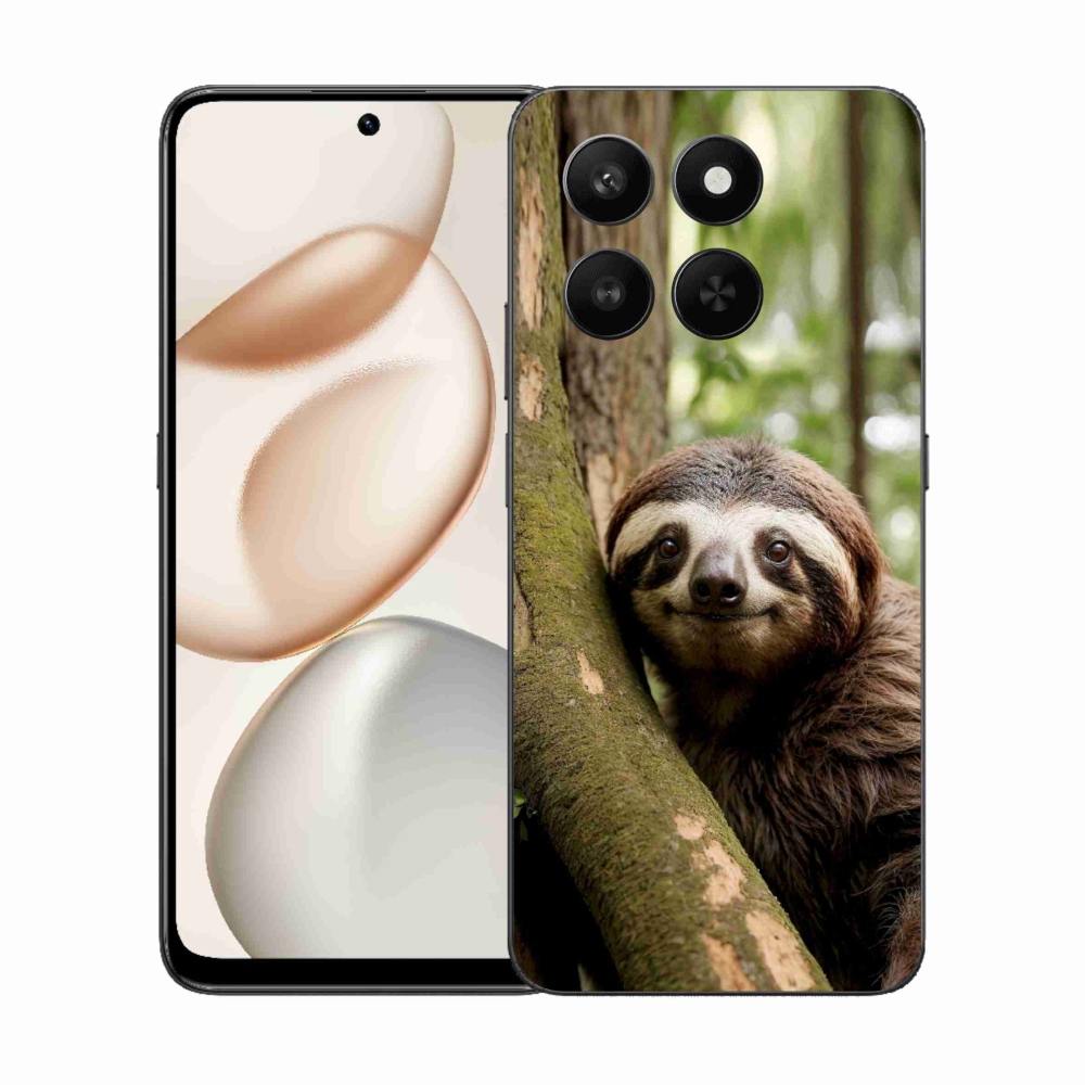 Gélový kryt mmCase na Honor 400 Smart 5G/4G/Honor X7d - usmievavý leňochod