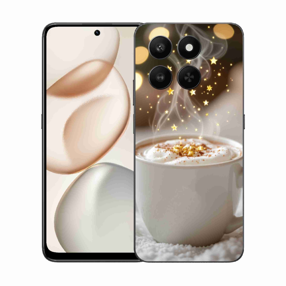 Gélový kryt mmCase na Honor 400 Smart 5G/4G/Honor X7d - vianočný horúci nápoj