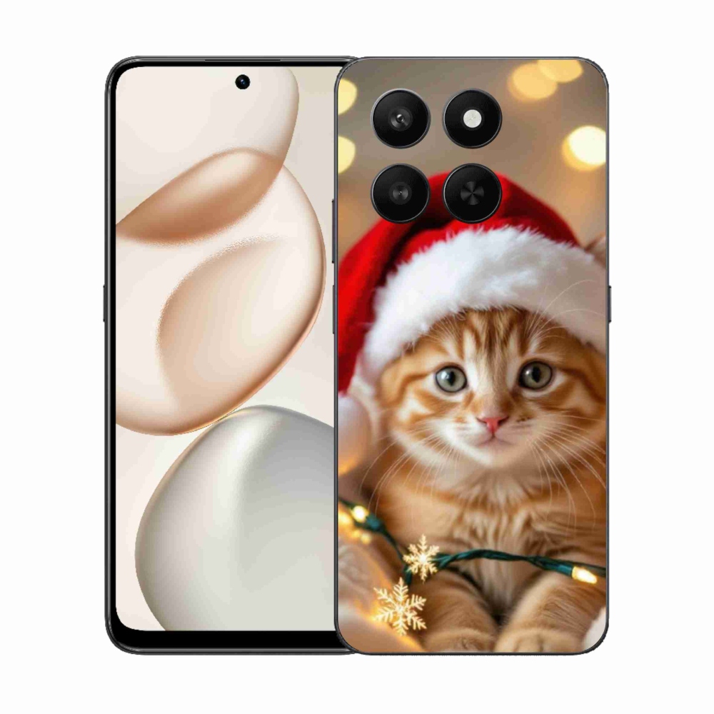 Gélový kryt mmCase na Honor 400 Smart 5G/4G/Honor X7d - vianočné mačiatko