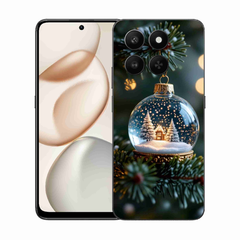 Gélový kryt mmCase na Honor 400 Smart 5G/4G/Honor X7d - vianočné gule 2