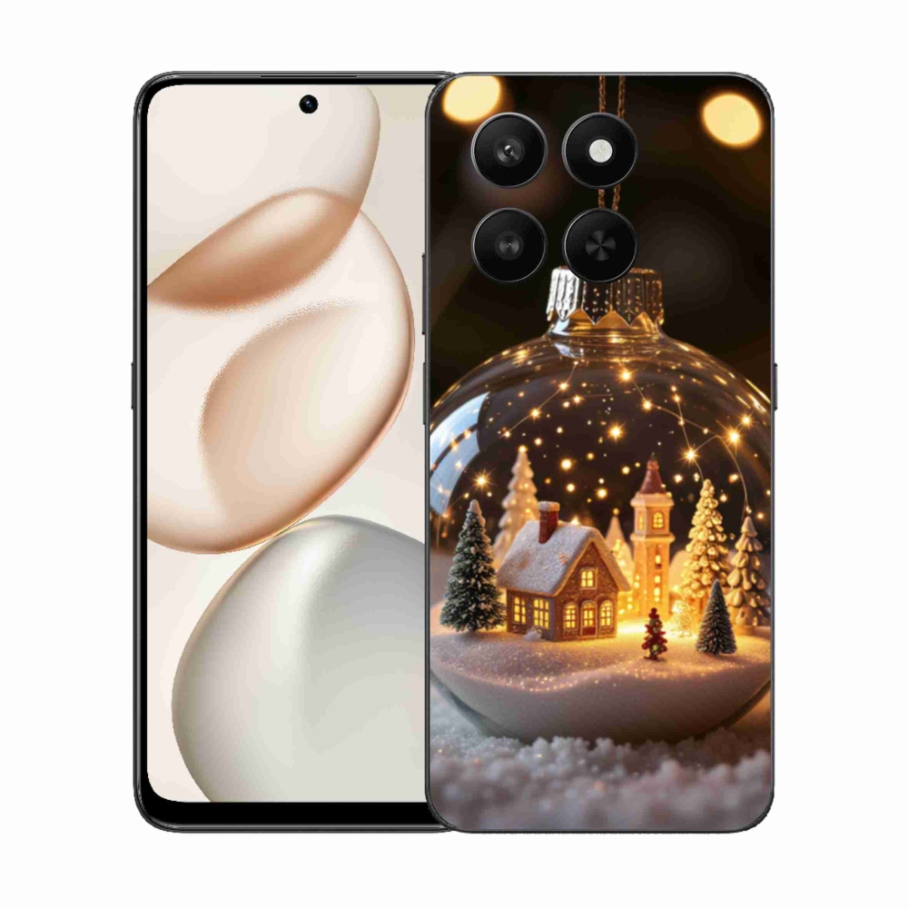 Gélový kryt mmCase na Honor 400 Smart 5G/4G/Honor X7d - vianočné gule 3