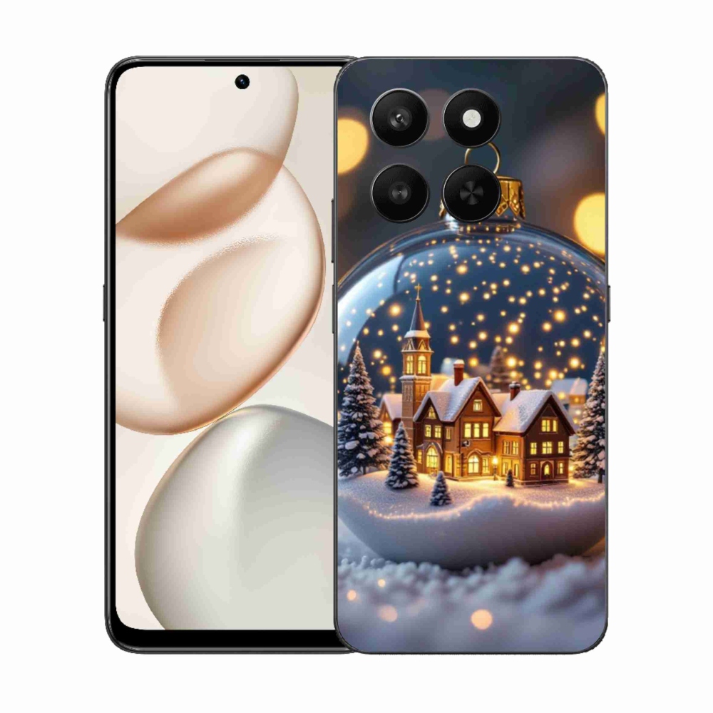 Gélový kryt mmCase na Honor 400 Smart 5G/4G/Honor X7d - vianočné gule 4