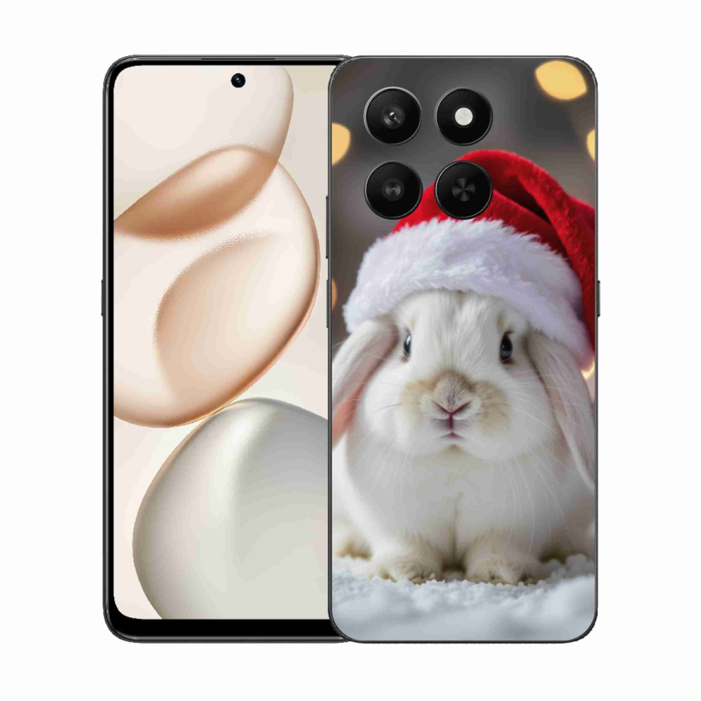 Gélový kryt mmCase na Honor 400 Smart 5G/4G/Honor X7d - vianočný králik