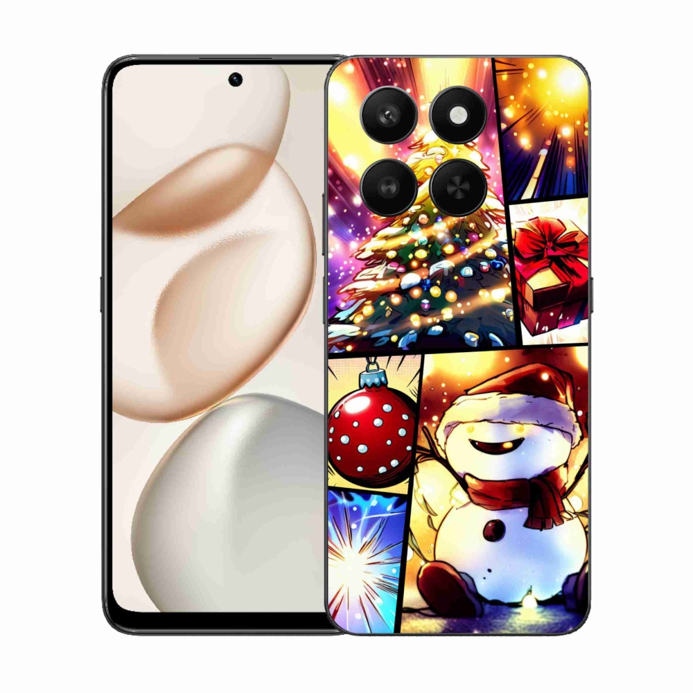 Gélový kryt mmCase na Honor 400 Smart 5G/4G/Honor X7d - vianočné motívy 1