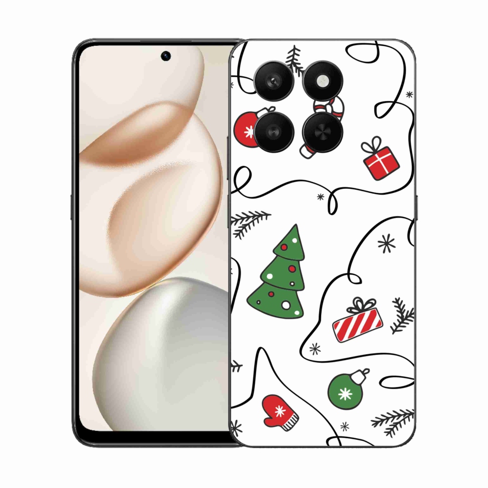 Gélový kryt mmCase na Honor 400 Smart 5G/4G/Honor X7d - vianočné motívy