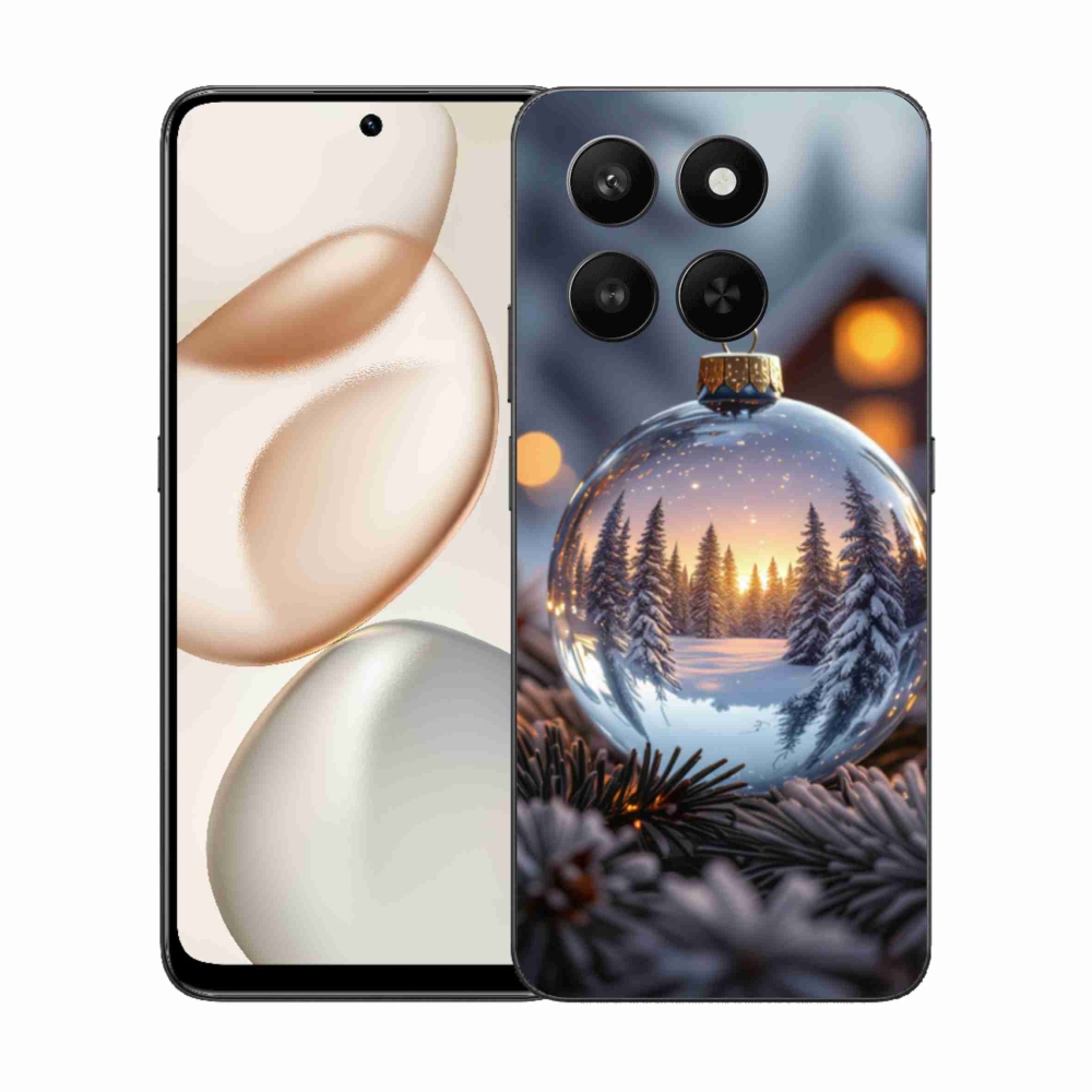 Gélový kryt mmCase na Honor 400 Smart 5G/4G/Honor X7d - vianočná ozdoba