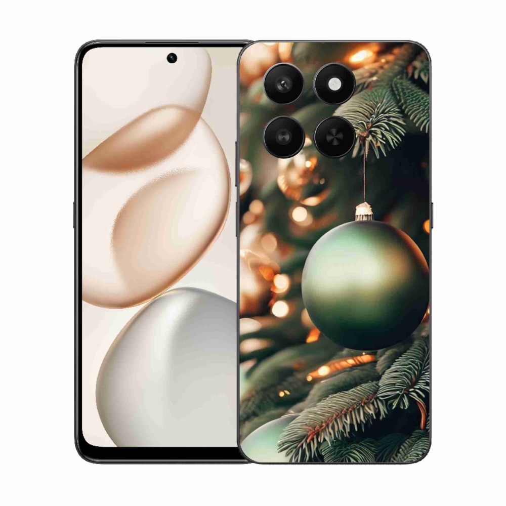 Gélový kryt mmCase na Honor 400 Smart 5G/4G/Honor X7d - vianočné ozdoby 1