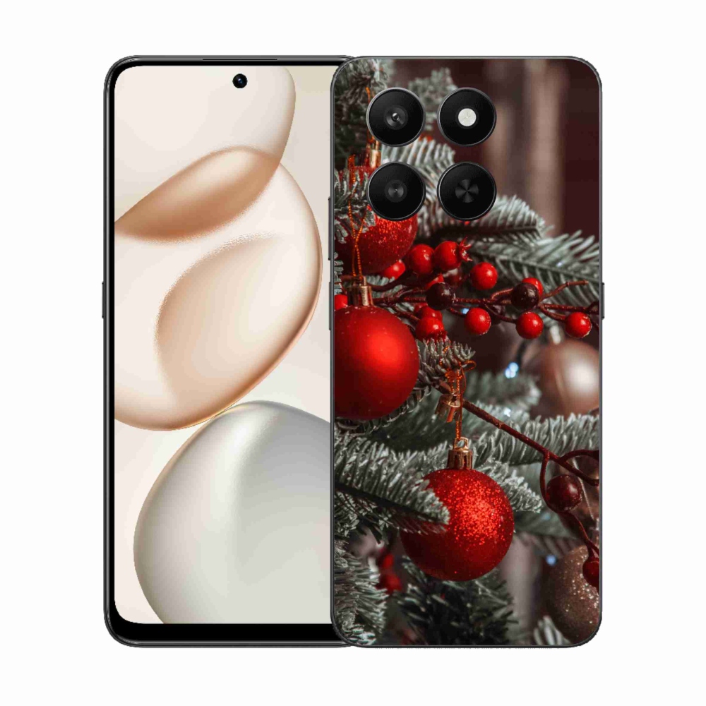 Gélový kryt mmCase na Honor 400 Smart 5G/4G/Honor X7d - vianočné ozdoby 2