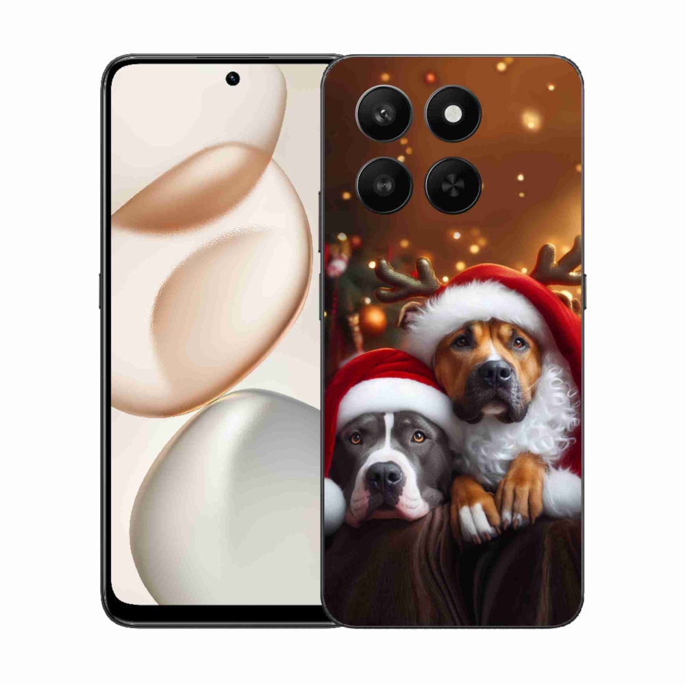 Gélový kryt mmCase na Honor 400 Smart 5G/4G/Honor X7d - vianočné psy