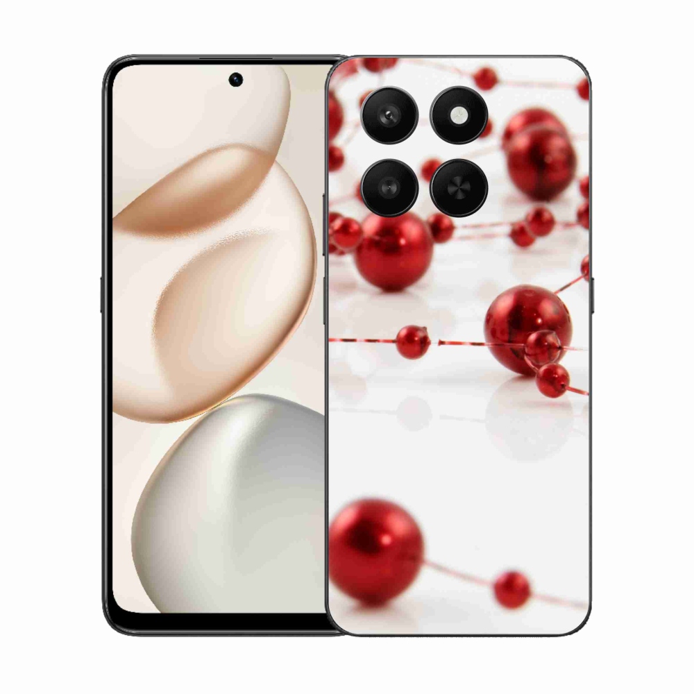 Gélový kryt mmCase na Honor 400 Smart 5G/4G/Honor X7d - vianočná reťaz