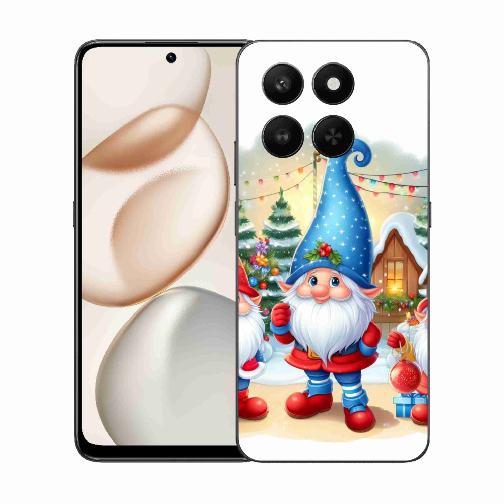 Gélový kryt mmCase na Honor 400 Smart 5G/4G/Honor X7d - vianočné škriatkovia