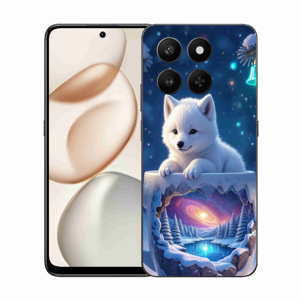 Gélový kryt mmCase na Honor 400 Smart 5G/4G/Honor X7d - vianočné šteňa