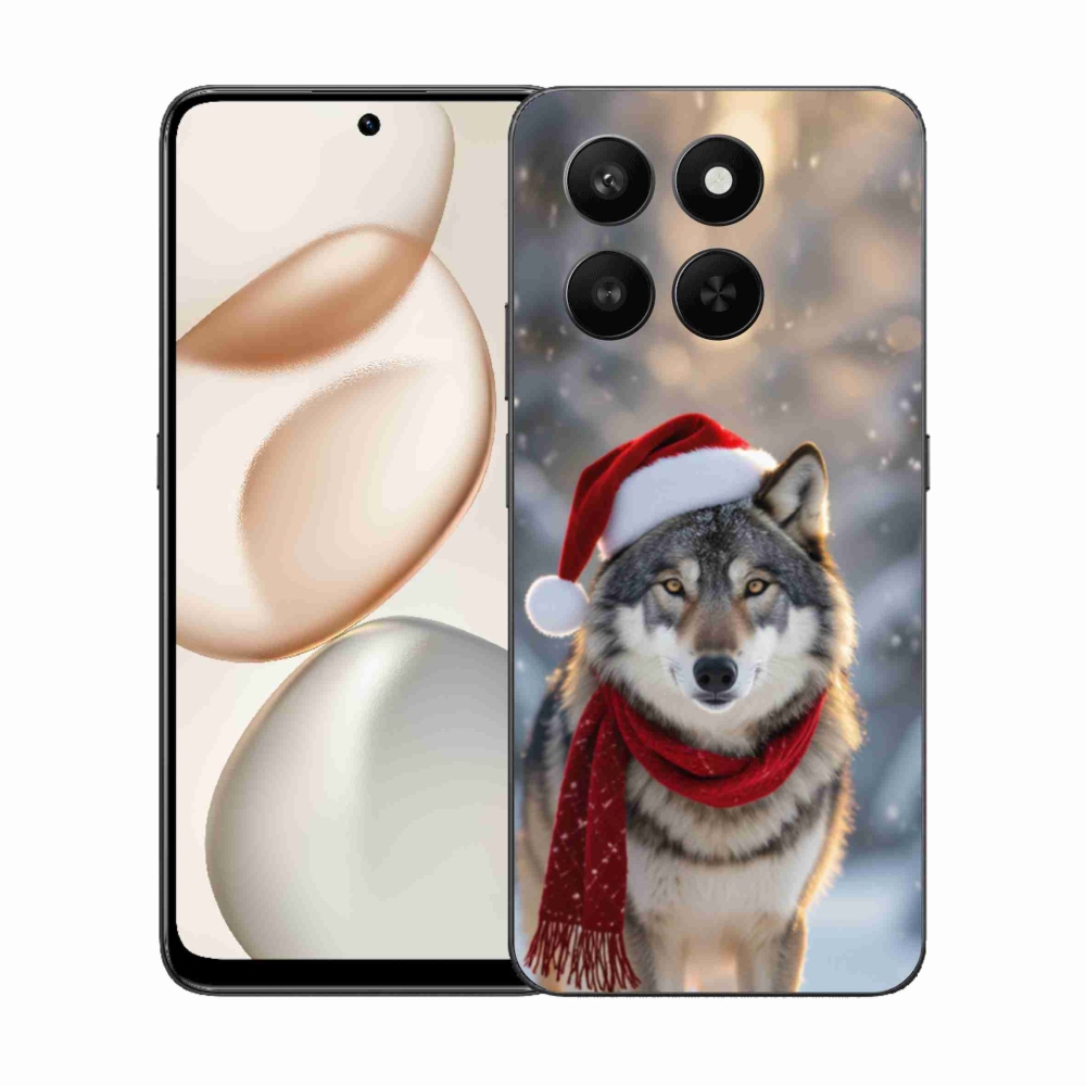 Gélový kryt mmCase na Honor 400 Smart 5G/4G/Honor X7d - vianočný vlk