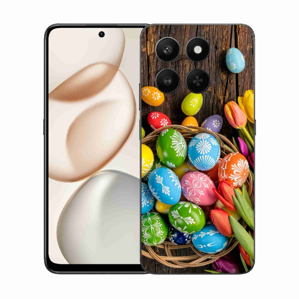 Gélový kryt mmCase na Honor 400 Smart 5G/4G/Honor X7d - veľkonočné vajíčka