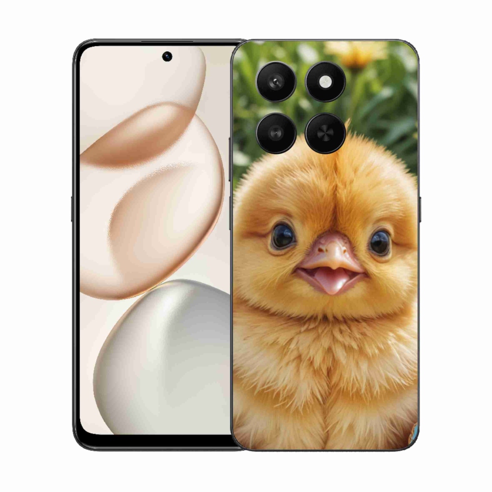 Gélový kryt mmCase na Honor 400 Smart 5G/4G/Honor X7d - veselé kuriatko