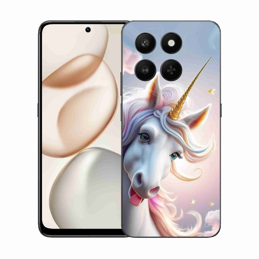 Gélový kryt mmCase na Honor 400 Smart 5G/4G/Honor X7d - veselý jednorožec