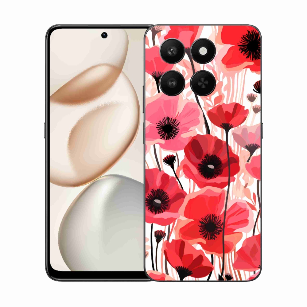 Gélový kryt mmCase na Honor 400 Smart 5G/4G/Honor X7d - vlčí mak 1