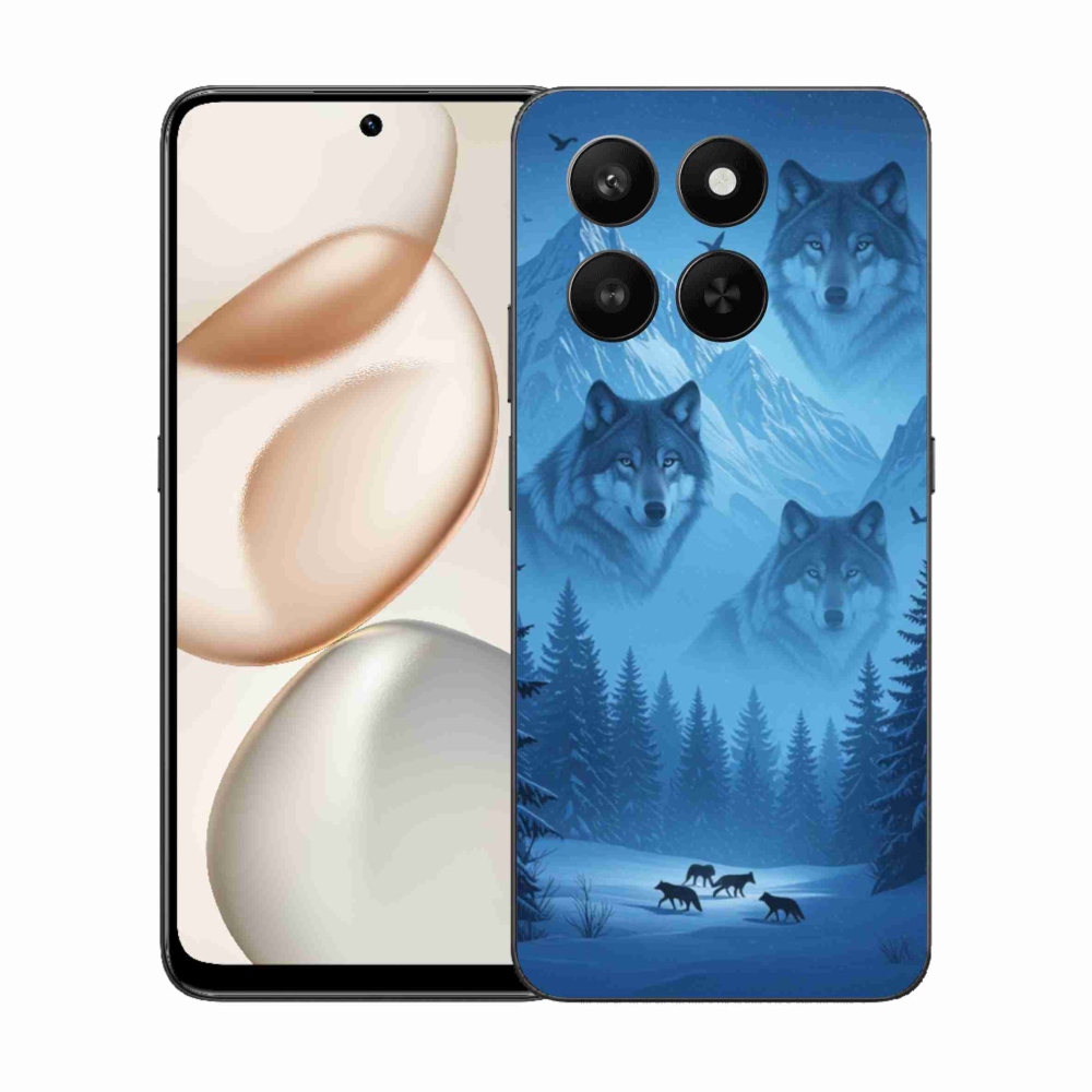 Gélový kryt mmCase na Honor 400 Smart 5G/4G/Honor X7d - vlčia svorka