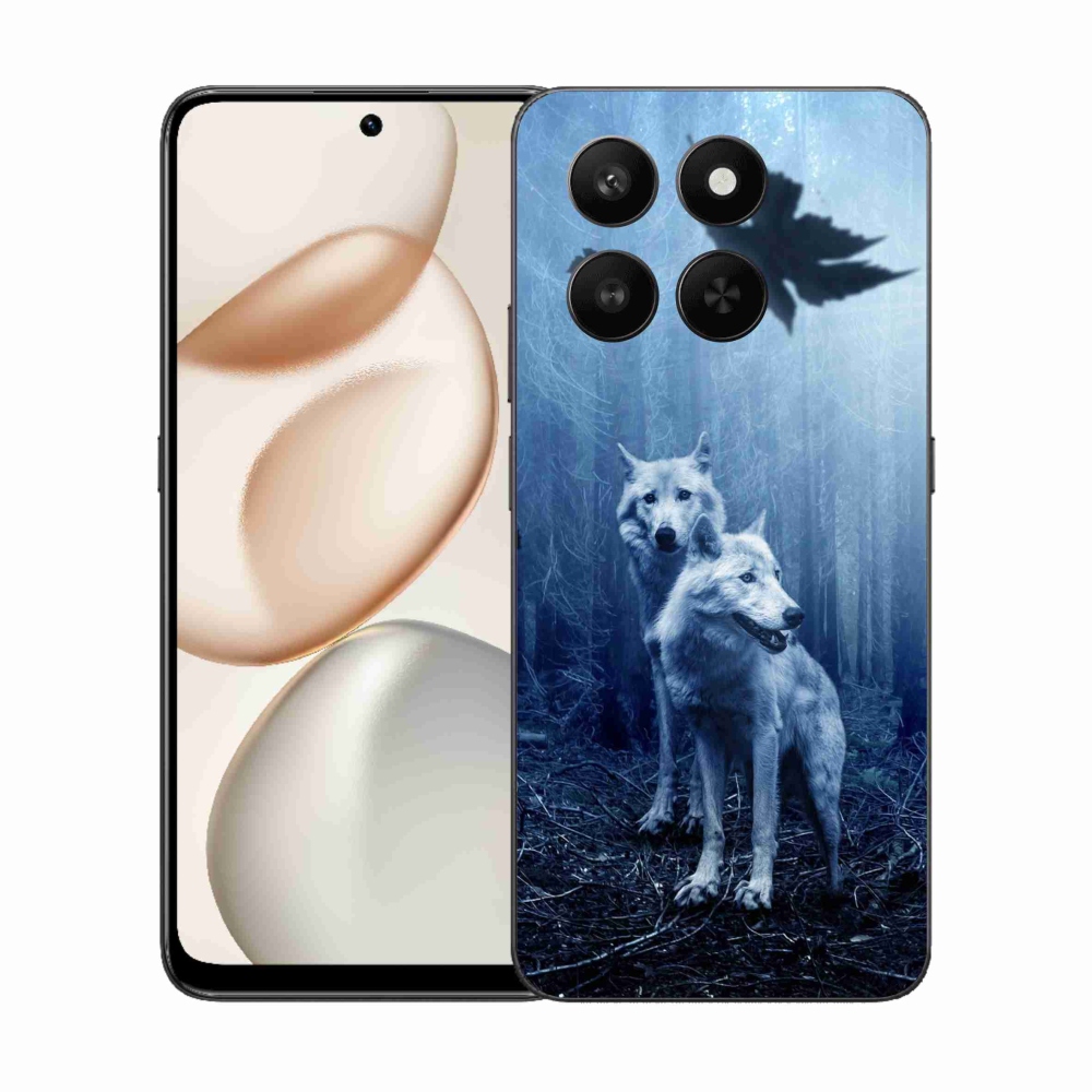 Gélový kryt mmCase na Honor 400 Smart 5G/4G/Honor X7d - vlci v lese