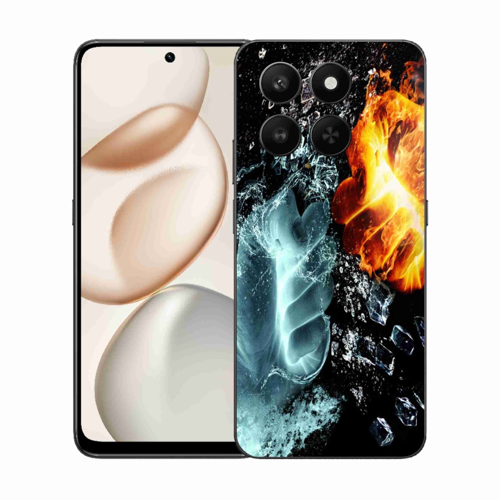 Gélový kryt mmCase na Honor 400 Smart 5G/4G/Honor X7d - voda a oheň