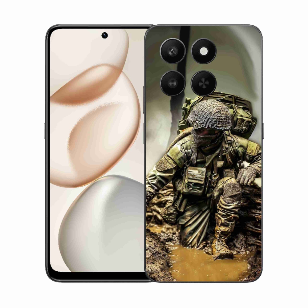 Gélový kryt mmCase na Honor 400 Smart 5G/4G/Honor X7d - vojak