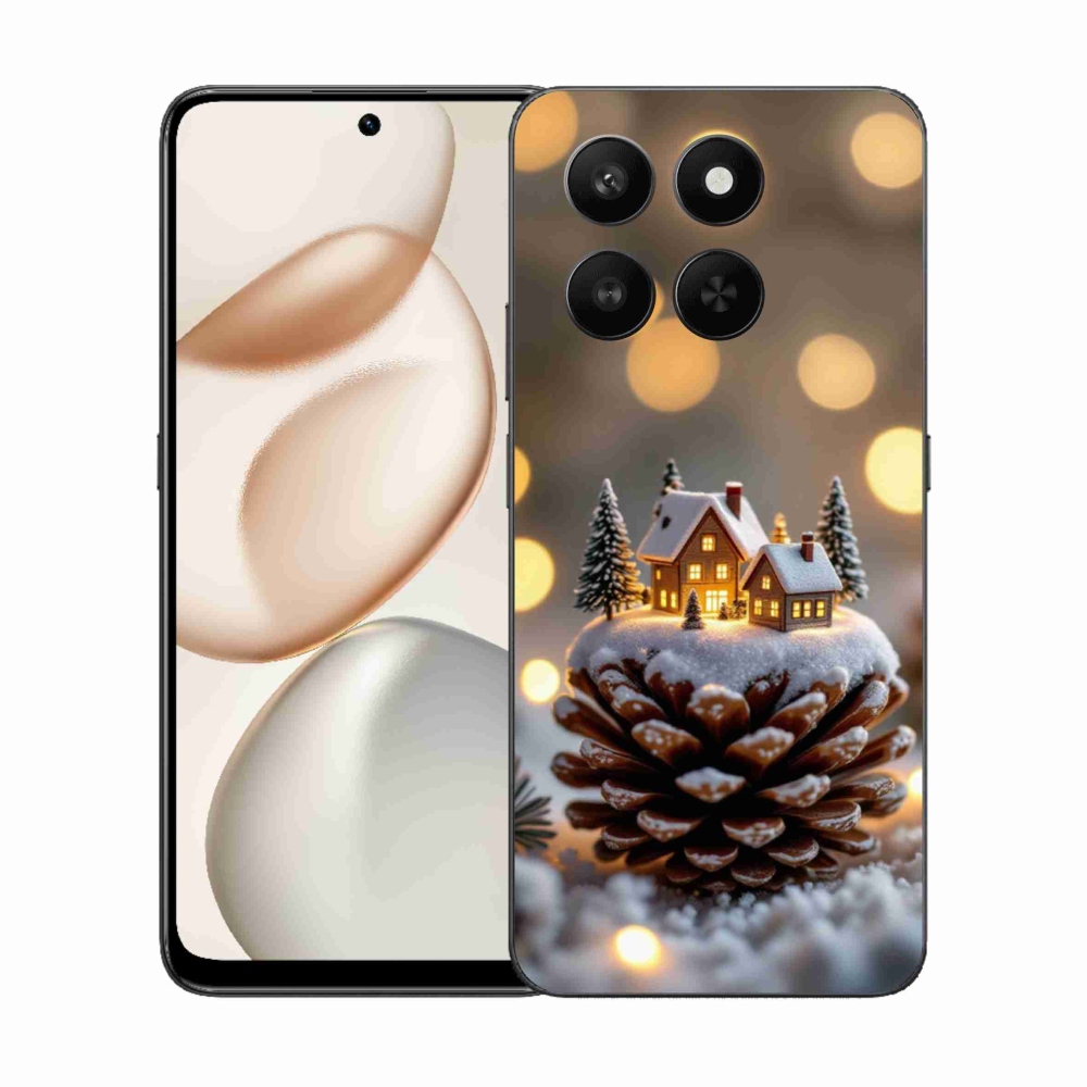 Gélový kryt mmCase na Honor 400 Smart 5G/4G/Honor X7d - zimná dedinka
