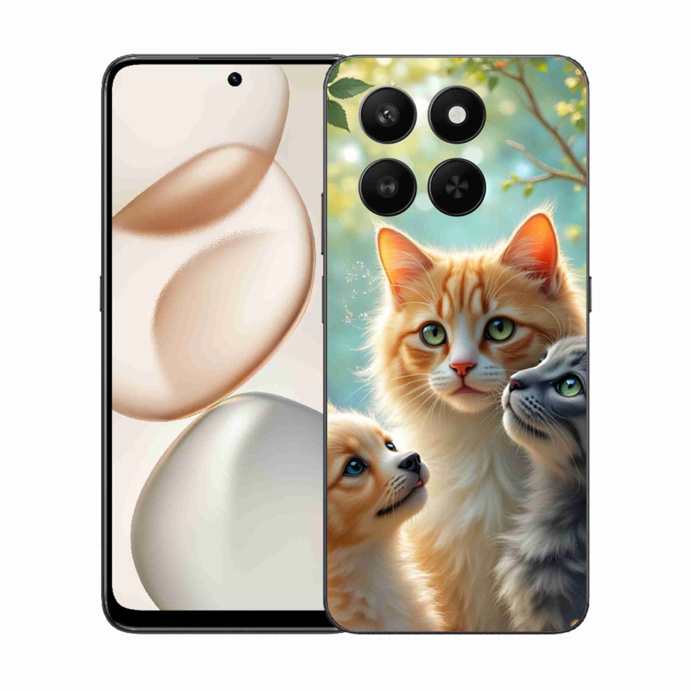 Gélový kryt mmCase na Honor 400 Smart 5G/4G/Honor X7d - zvieracie priateľstvo 2