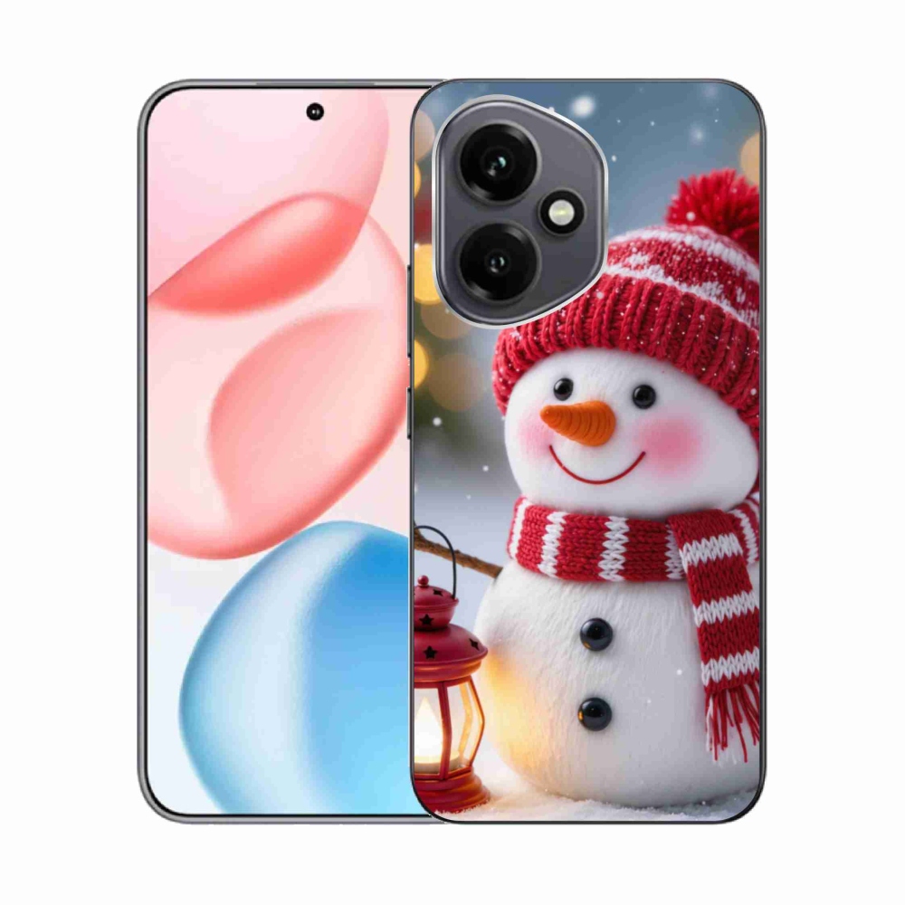 Gélový kryt mmCase na Honor 400 - snehuliak 2