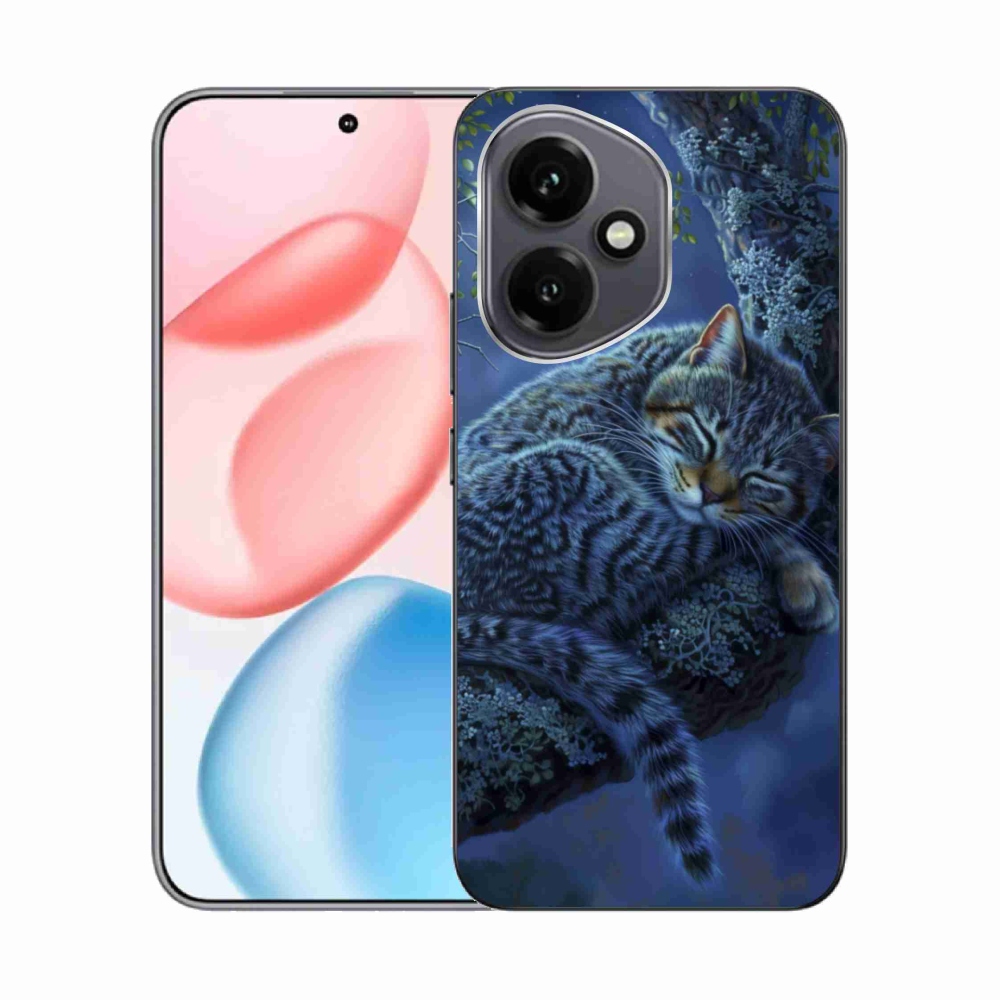 Gélový kryt mmCase na Honor 400 - spiaca mačka