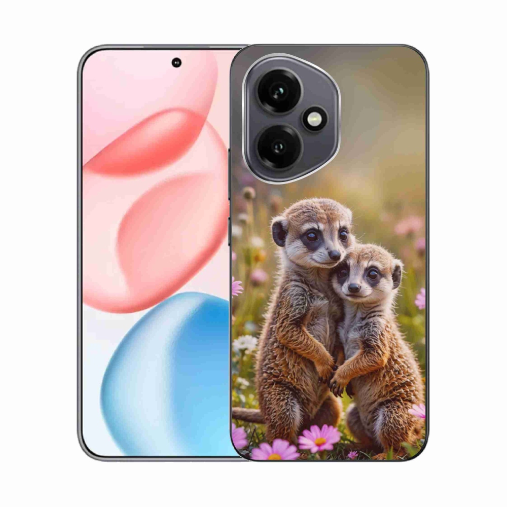 Gélový kryt mmCase na Honor 400 - surikatí duo