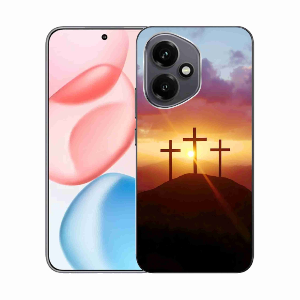 Gélový kryt mmCase na Honor 400 - tri kríža